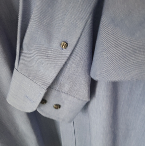 (1145) Stafford Men's Classic Long Sleeve Oxford Dress Shirt, Size: 16.5 (32/33) - Picture 9 of 13